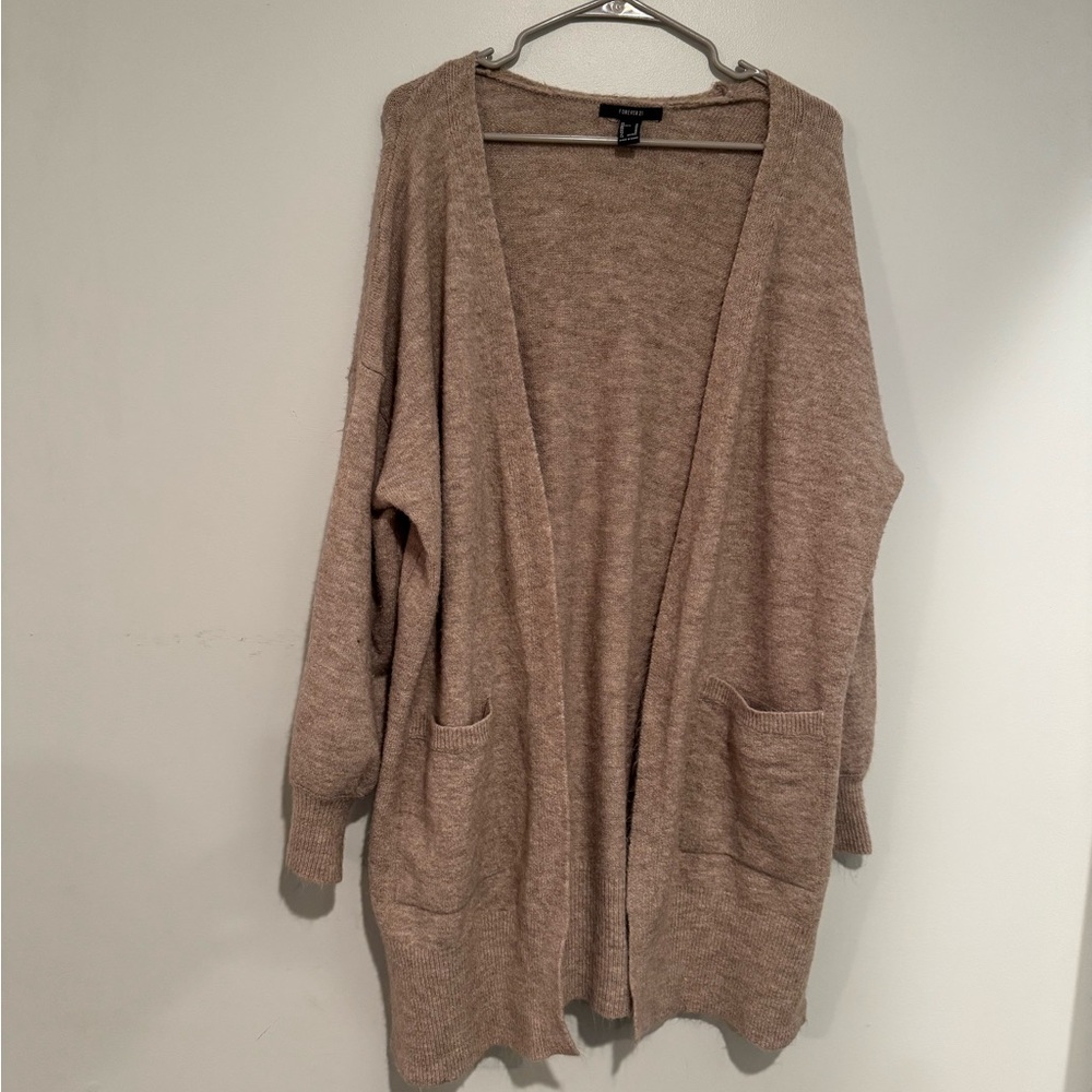 Forever 21 Light Brown Cardigan